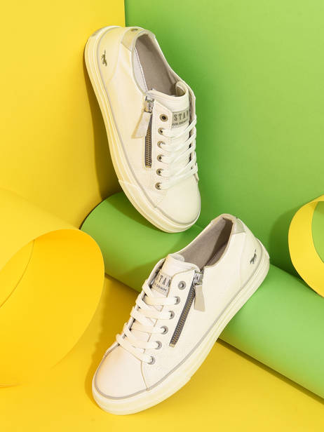 Sneakers Mustang Blanc accessoires 1272308