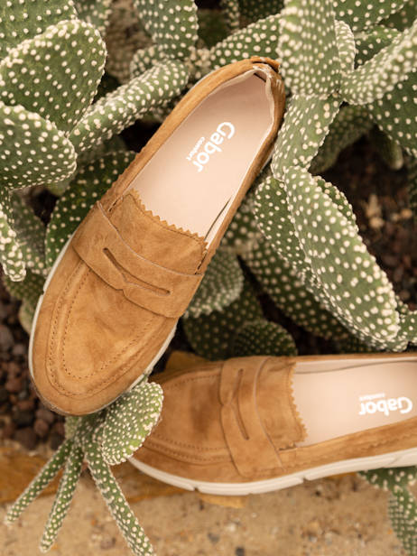 Mocassins En Cuir Gabor Marron accessoires 35