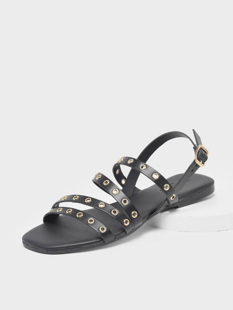 Sandales Canne Pieces Noir accessoires 17136402 vue secondaire 1