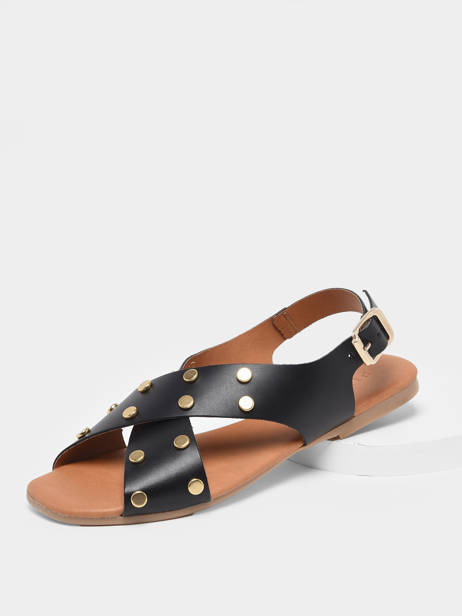 Sandales Kenna En Cuir Pieces Noir accessoires 17136367 vue secondaire 1
