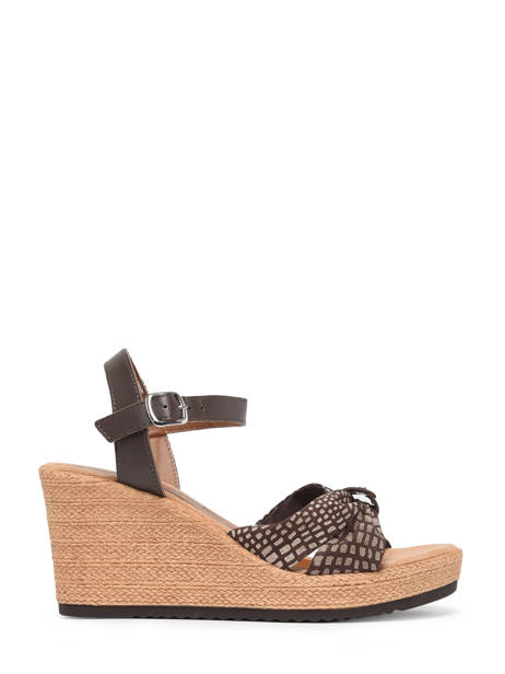 Sandales Talon Compensé Tamaris Marron accessoires 20