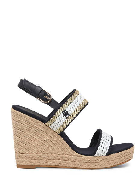 Sandales Semelle Compensée Tommy hilfiger Bleu accessoires 7089DW6