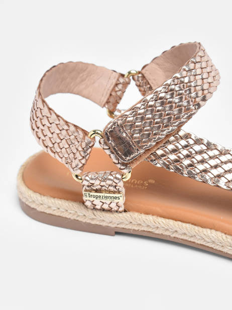 Sandales Hipsto En Cuir Les tropeziennes Or accessoires HIPSTO vue secondaire 1