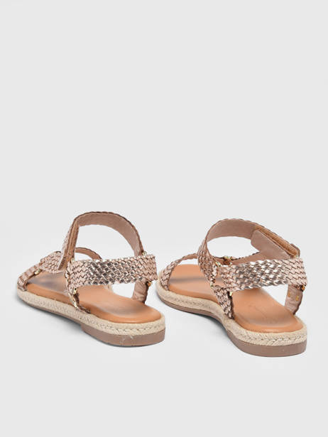 Sandales Hipsto En Cuir Les tropeziennes Or accessoires HIPSTO vue secondaire 4