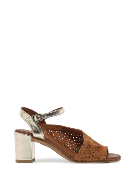 Sandales à Talon California En Cuir Lune et l'autre Marron accessoires 23WY3800