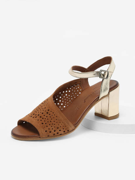 Sandales à Talon California En Cuir Lune et l'autre Marron accessoires 23WY3800 vue secondaire 1