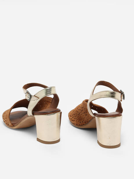 Sandales à Talon California En Cuir Lune et l'autre Marron accessoires 23WY3800 vue secondaire 3