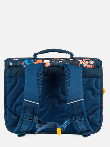 Cartable 2 Compartiments Lily Girls Stones and bones Bleu girls G vue secondaire 4