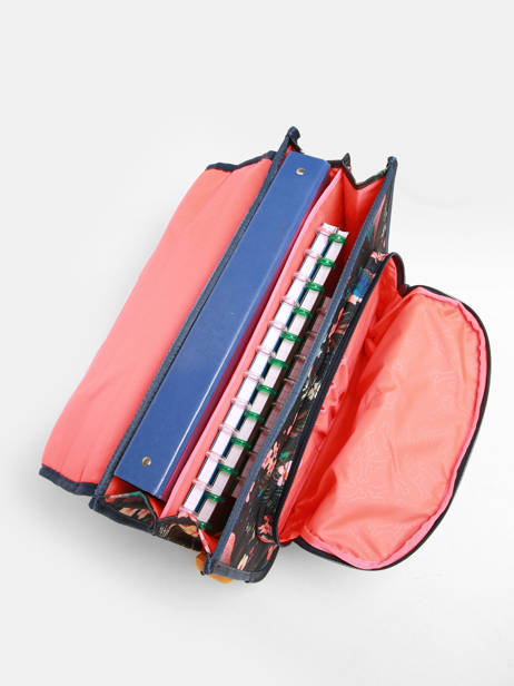 Cartable 2 Compartiments Lily Girls Stones and bones Bleu girls G vue secondaire 3