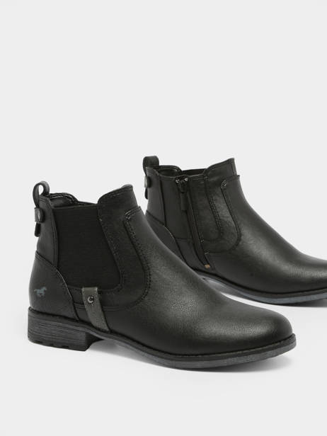 Bottines Mustang Noir accessoires 1265522 vue secondaire 4