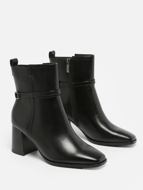 Bottines à Talon En Cuir Tamaris Noir accessoires 41 vue secondaire 3